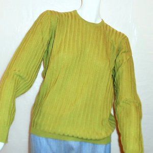 BALLANTYNE NEW WITH TAG  100%PURE NEW WOOL MERINO SWEATER MADE-IN-SCOTLAND
